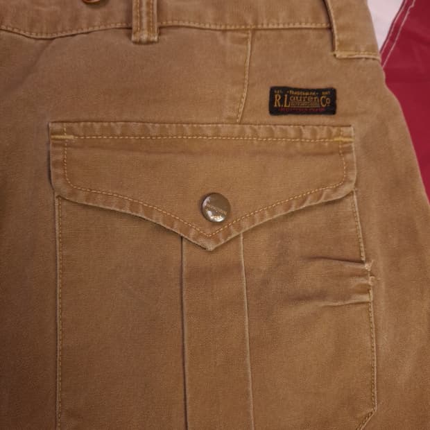 오리지날 랄프로렌폴로 피그먼트 카고 바지