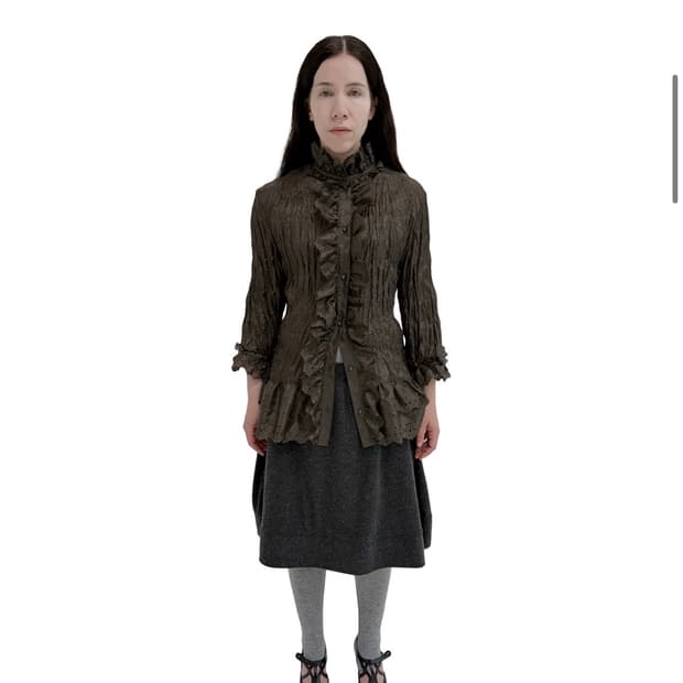 Eonts Thornel Punching Blouse - Brown