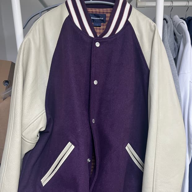 디스이즈네버댓 바시티자켓 L