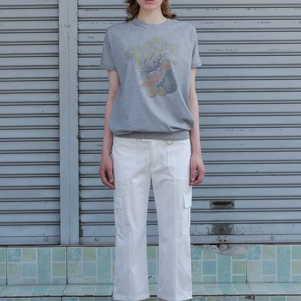 sunburnproject FRUITS SLIT T-SHIRT 그레이