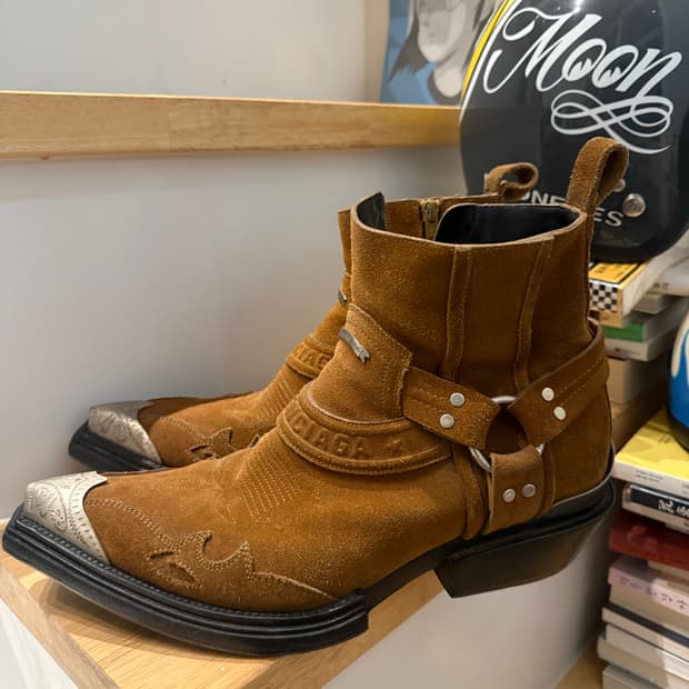 발렌시아가 하네스 산티아고 웨스턴부츠