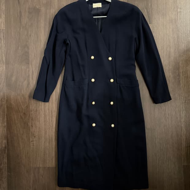 일본산 썸머울 더블 원피스