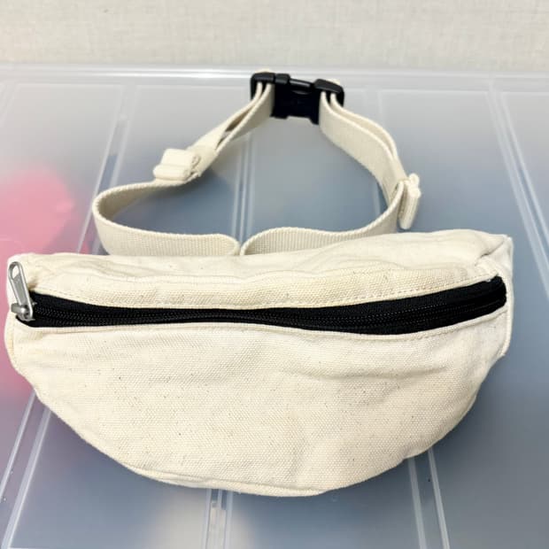 첨스 캔버스 코튼 면 힙색 웨이스트백