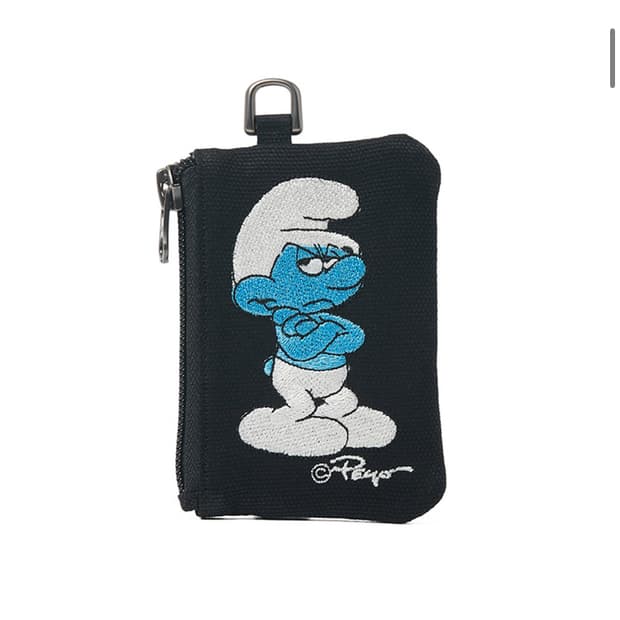 위캔더스 투덜이 스머프 콜라보 카드지갑 (품절제품)
