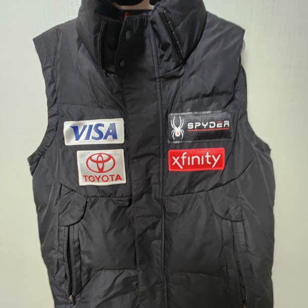 스파이더 조끼패딩