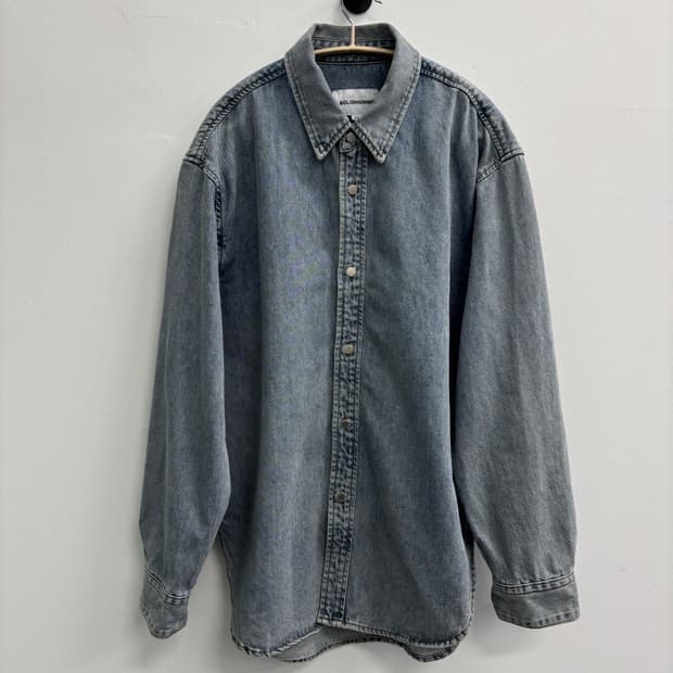 SOLID HOMME(솔리드옴므) 오버사이즈 데님 셔츠 자켓
