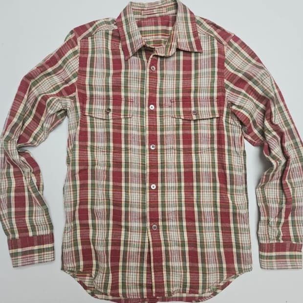 나이젤카본(Nigel Cabourn) 리버시블 플란넬 셔츠 46