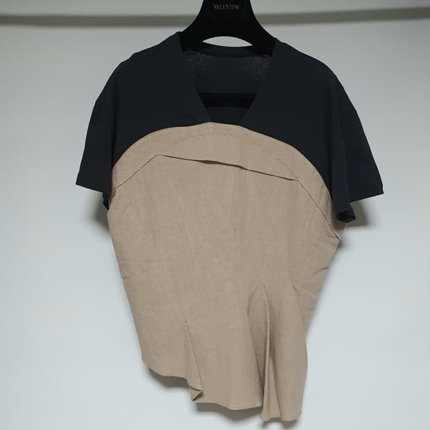 더일마 배색 티셔츠 s~m