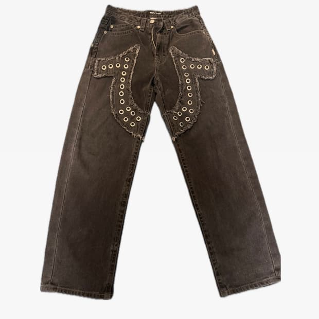 트루릴리젼 x 아이시토 데인저 홀스슈 데님팬츠 M