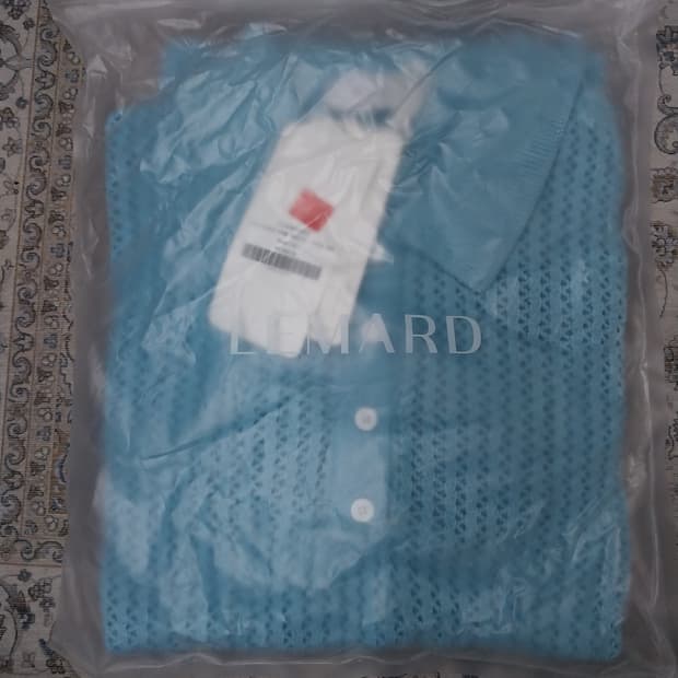 (새상품) 르마드 스카시 반오픈 하프니트 2사이즈