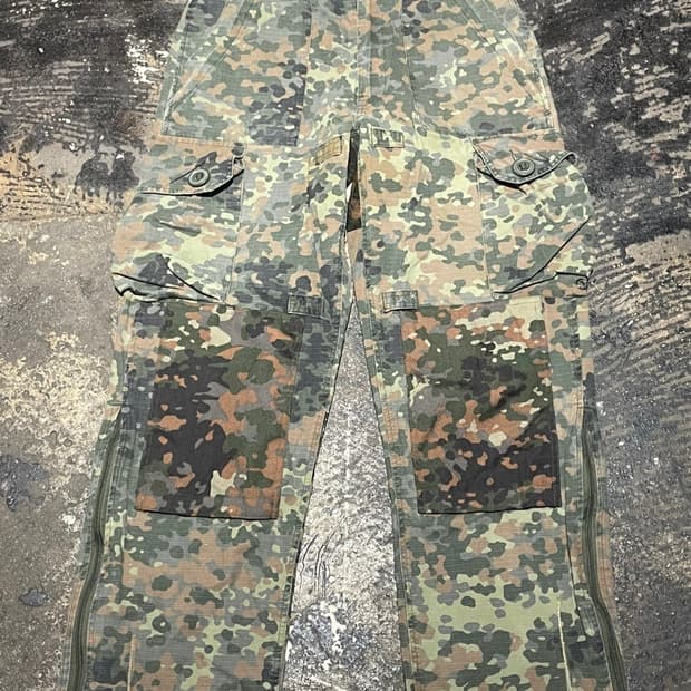 독일군 플랙탄 리워크 카고팬츠