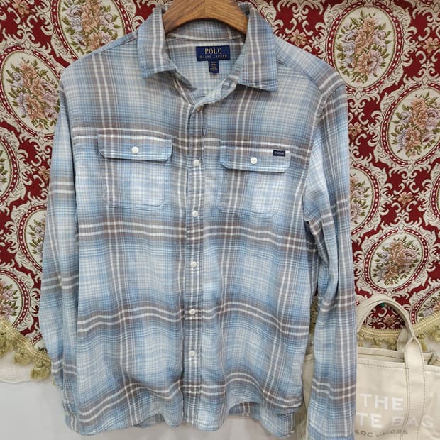 폴로 랄프로렌 자카드 체크 셔츠

