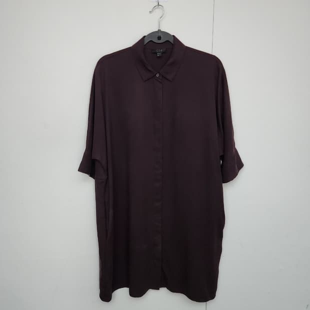 [COS 코스] 105 여 셔츠원피스 반팔원피스 롱원피스
