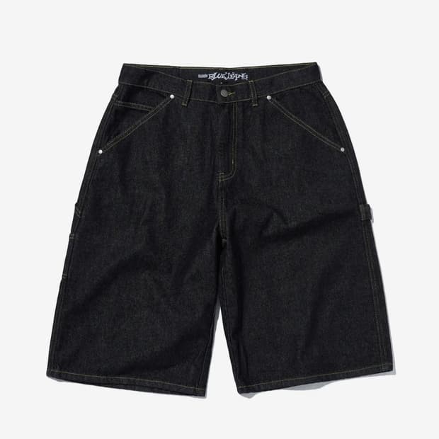 스웨이드 카펜더 데님 쇼츠
