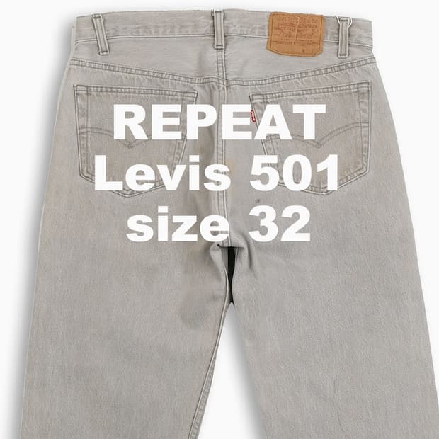 빈티지 리바이스 501 80s USA 32 인치 LV50134559