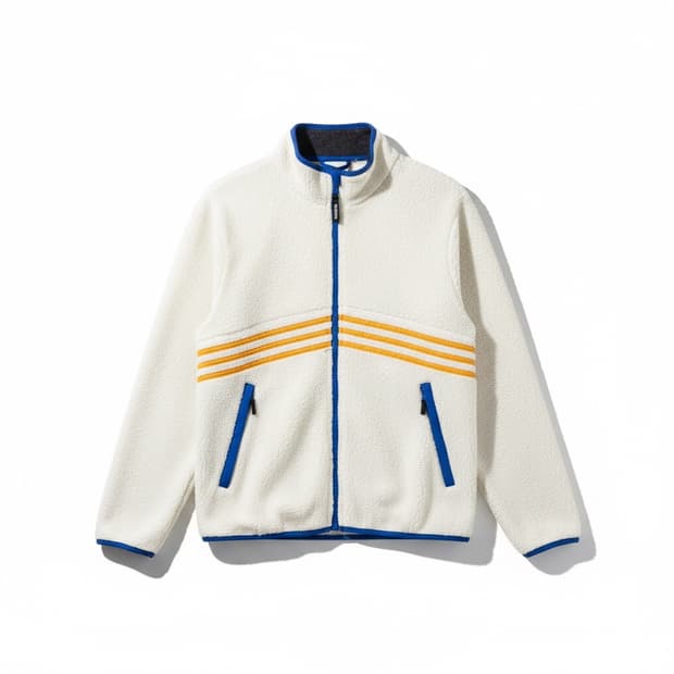 아디다스 올드스쿨 양털후리스 자켓 L