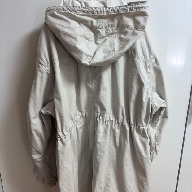 무인양품 라보 코튼 라이트 캔버스 후드 블루종