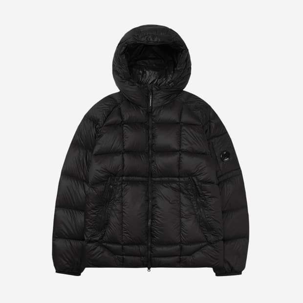 CP 컴퍼니 DD쉘 후드 다운 블랙 미디움 M 새제품 판매