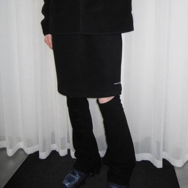 Jichoi comfort 24-006 플리스 스커트 팬츠 1사이즈