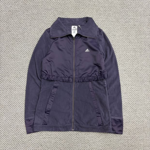아디다스 플리스 새틴 집업  v1769