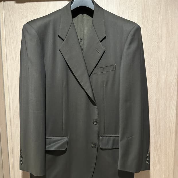 지방시 빈티지 블레이저 카키