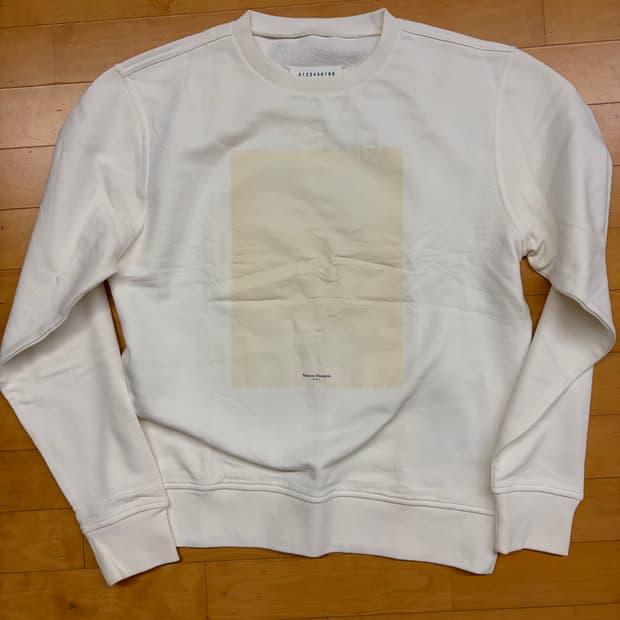 마르지엘라 프린트 맨투맨