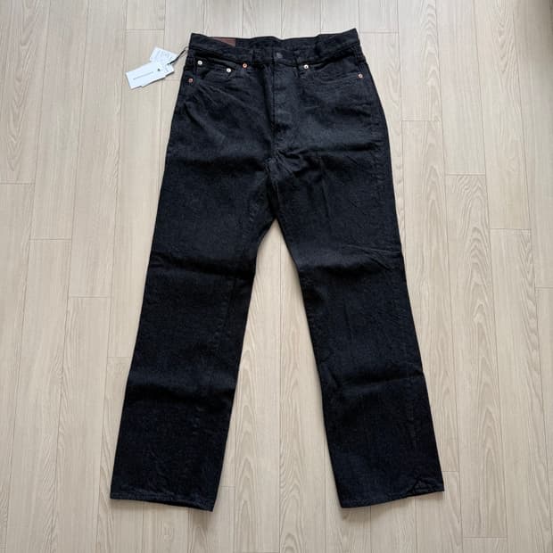 캡틴선샤인 스케이트 슈컷 데님 팬츠 블랙 원워시 34