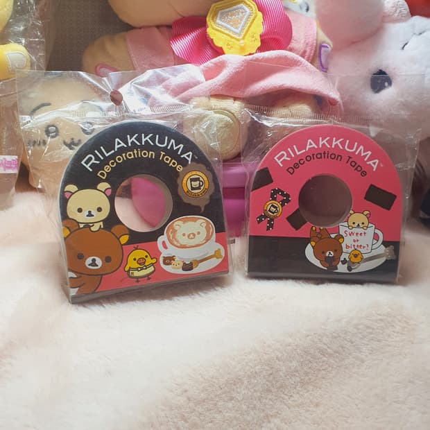미개봉) 고전 마테 리락쿠마 마스킹 테이프 마테 다꾸 빈티지 캐릭터 문구