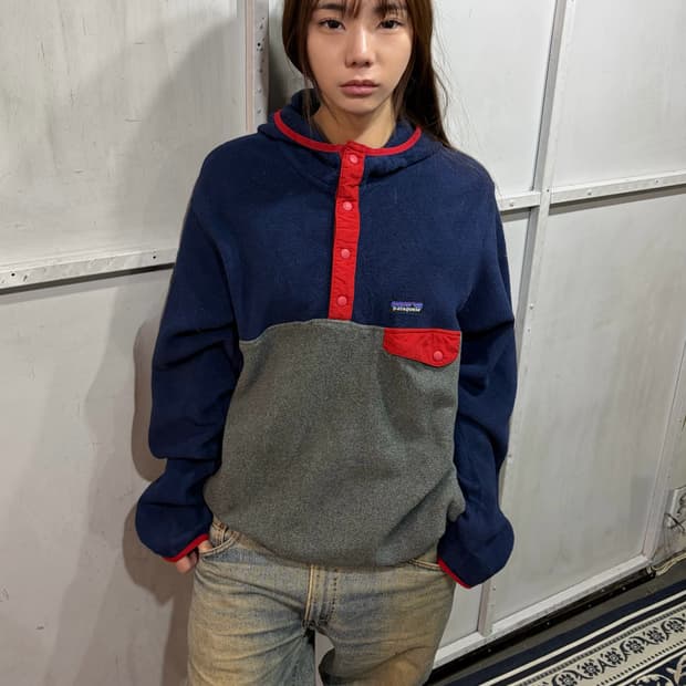 90s PATAGONIA synchilla fleece hoodie