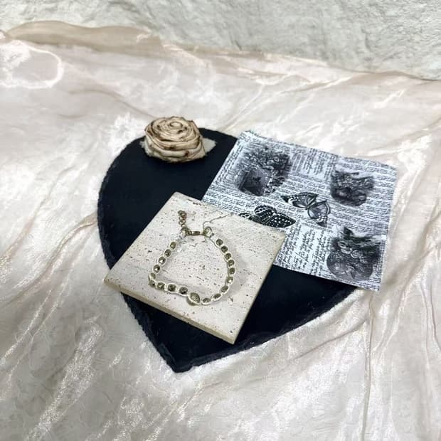 빈티지 보헤미안 메탈 짜임 팔찌