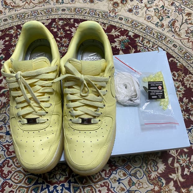 [270]나이키 x 드레이크 녹타 에어포스1 로우 SP 시트론 틴트