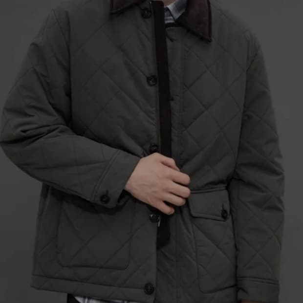 프로젝트엠/ 퀼팅 자켓 카키/105