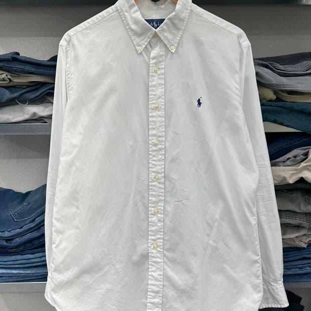 (L)90'S 랄프로렌 화이트셔츠-M1895