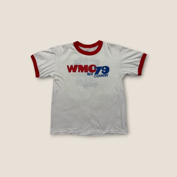 80s USA BMC WMC79 링거 머천다이즈 티셔츠 (L)