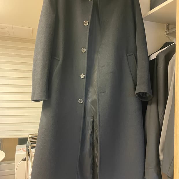 25fw 아모멘토 코트 블랙 M