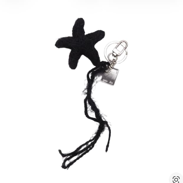 마뗑킴 스타피쉬 니트 키링 블랙