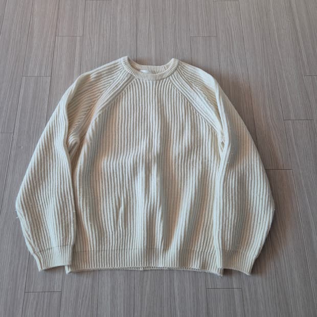 월스와일무브먼트 아이보리 니트 스웨터 (L)