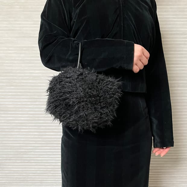 Dkny faux fur mini bag 도나카란 미니백 핸드백