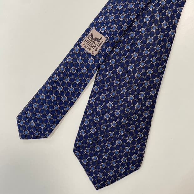 에르메스 명품 정품 넥타이(HERMES)7.7cm