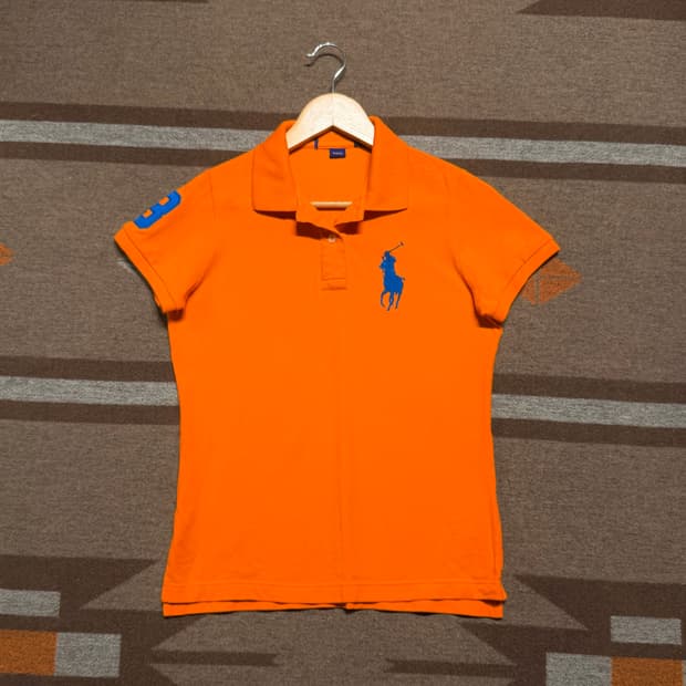 폴로랄프로렌 여성 빅포니 pk 반팔 카라티 L 스키니폴로