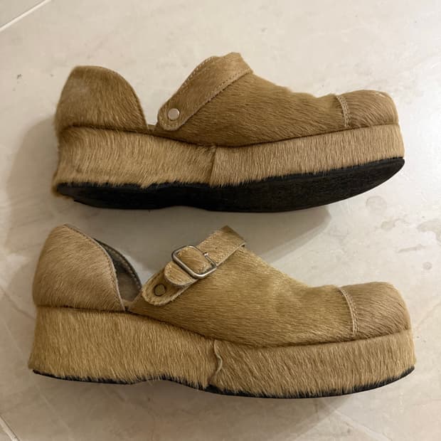 꼼데가르송 송치 클로그