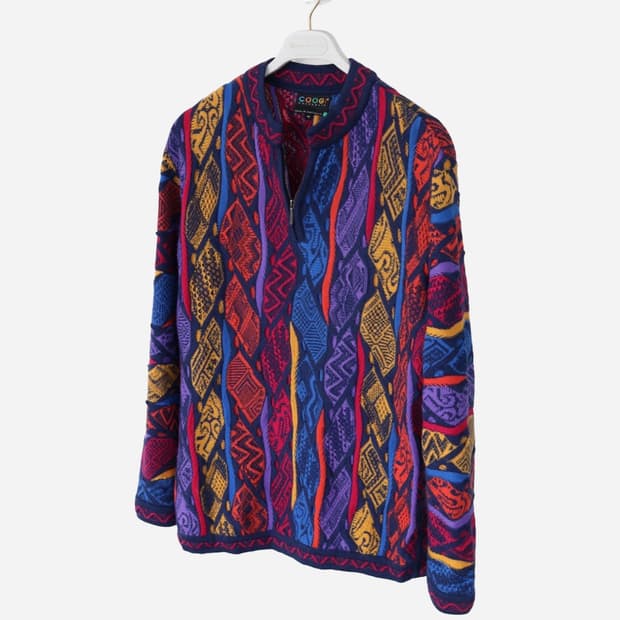 Coogi Australia Multicolor Wool Knit