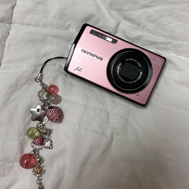 올림푸스 뮤 7000 핑크 디카