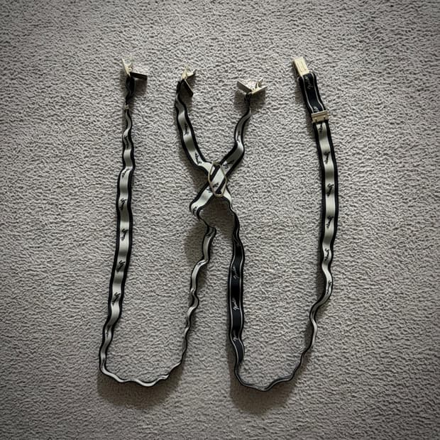 Number (N)ine 2001AW suspenders