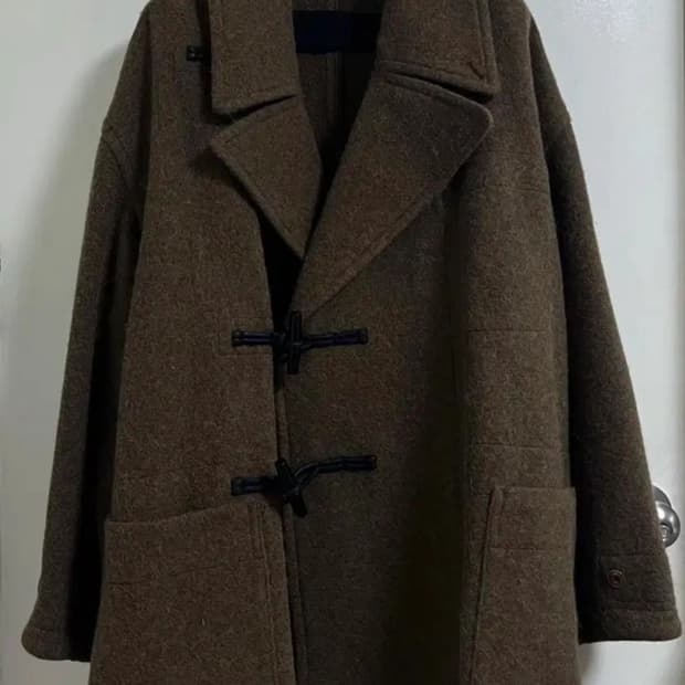 르메르 24AW 숏 더플코트 브라운 46