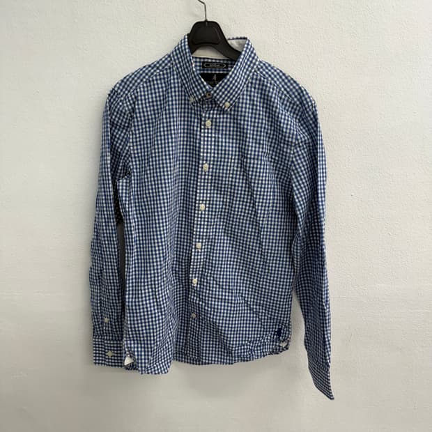 티니위니 깅엄체크 긴팔 셔츠 (M)