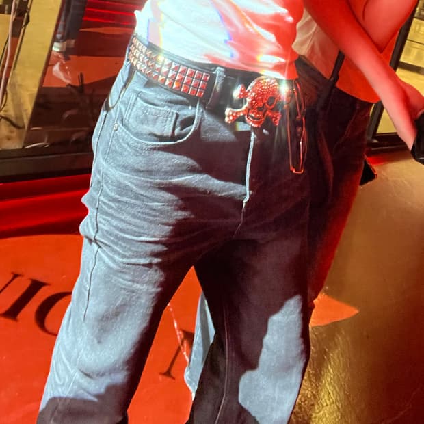 2000s 스터드 빈티지 벨트