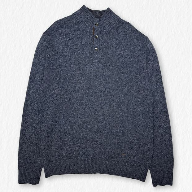 올젠 캐시미어 블랜드 하프넥 니트