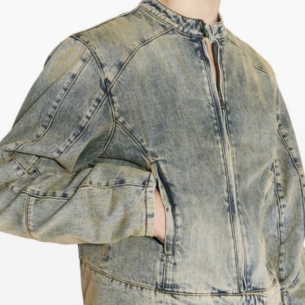 (M) 엔타이어 스튜디오 데님 봄버