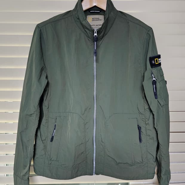 내셔널지오그래픽 유틸리티 자켓 카키색 L(100)